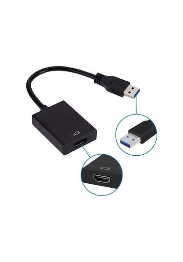 Usb 3.0 To Hdmı Çevirici Dönüştürücü Kablo Adaptör