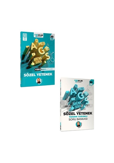 Yediiklim 2026 Meb Ags Ahenk Serisi Türkçe Sözel Yetenek Video Ders Notları Ve Soru Bankası Seti