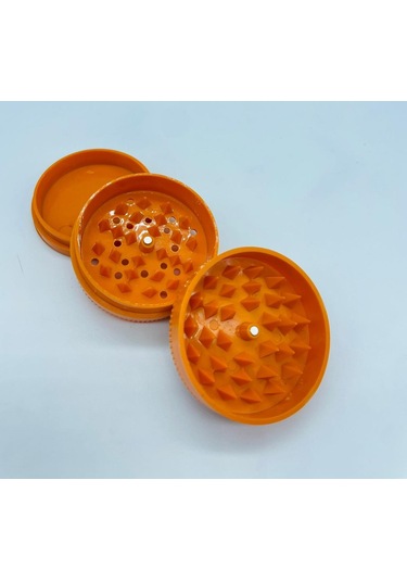 Raw Marka 3parça Turuncu Tütünöğütücü Parçalayıcı Grinder//53mm