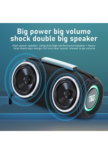 T&G TG657 Kablosuz 3D Stereo Bluetooth Hoparlör