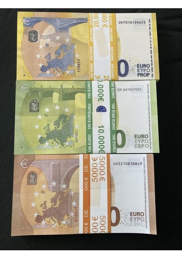 Aykar 300 Adet Euro Karışık Geçersiz Düğün Dizi Film Paraları