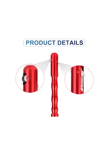 Springsun Alüminyum Tıg Kaynak Tüpü - 1.0-3.2mm Tel İçin Elverişli, Ergonomik Tutuş, Hızlı Kaynak, El Koruma Kırmızı