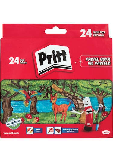 Pritt Karton Kutu Pastel Boya 24'lü