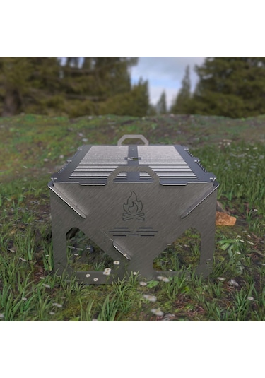 Kamp Ayısı Easy Mangal : Taşınabilir Katlanabilir Hafif Izgara