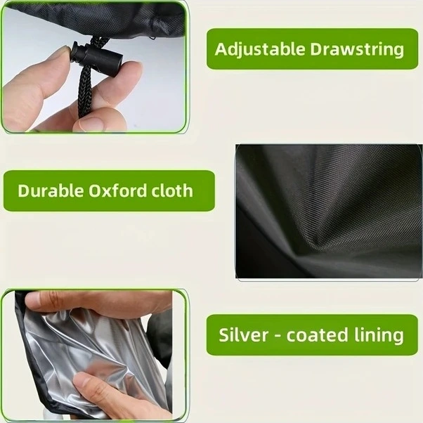 Trendooze Sunshine022 Siyah 27x25x35 Dayanıklı Izgara Örtüsü, Çizilmeye/koruyucu Toza Dayanıklı Kolay Temizlenir