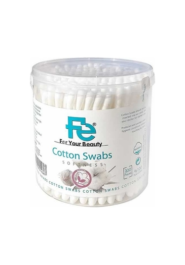Fe Cotton Swabs Kulak Temizleme Pamuğu 300'lü