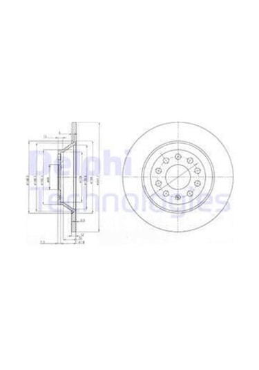 Delphı Arka Fren Aynası A6 2,0/2,4/2,7/3,0/3,0 Quattro 05 AOD-DELPHI BG3956C