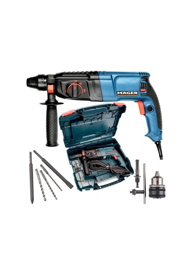 Mager Elektrikli 26 Mm 2200 Wat Profesyonel Kırıcı Delici Matkap Özel Tasarım