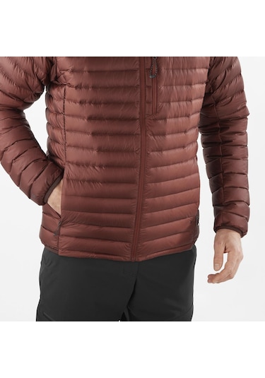 Salomon Elıxır Mıcro Down Erkek Outdoor Montu Rum Raısın Lc2329900 Bordo