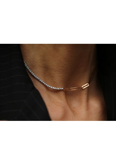 Reis T13362 Blended Necklace Altın 45 CM