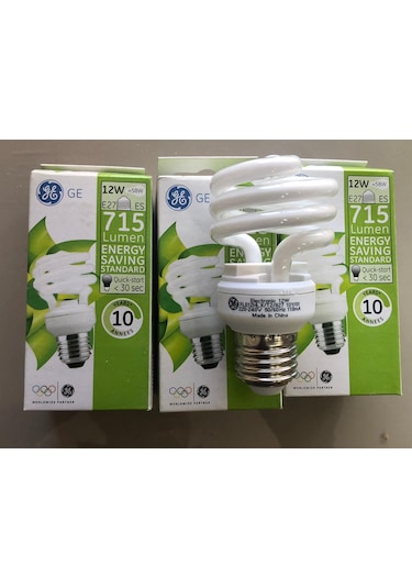 3 Adet General Elc. E 27 Tasarruflu Lamba 12w 58w 715 Lümen 27