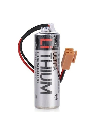 Er17500v 3.6v A Size Lithium Pil - Kahverengi Soket