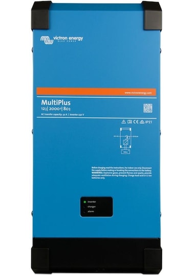 Victron Energy Multiplus İnvertör / Redresör 12/2000/80-32 Şarj:80 Amper Pmp122200000