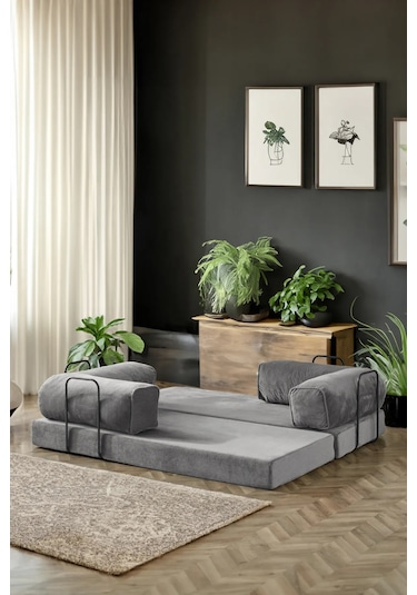 Mobetto Legoom Açılır Kanepe Yatak Olabilen, Aktivite Koltuğu - Gri