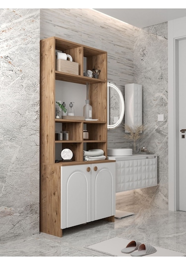 Bohem Çok Amaçlı Banyo Dolabı Mdf Kapak - N Model N Model