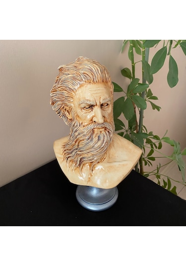 Poseidon Antik Büst Heykel