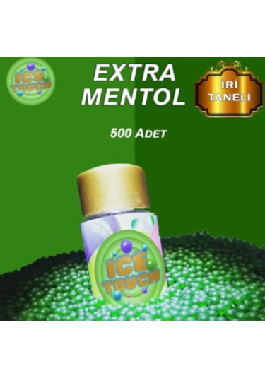 İce Touch Mentol Topu Extra İri Yeşil 500'li + Aplikatör