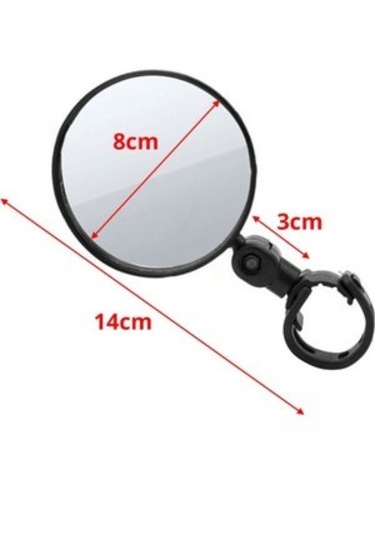 Rbk Bisiklet ,e-bike,scooter Mini Ayna Geniş Açılı Gidon Bağlantılı