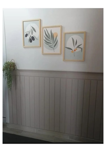 Iskandınav 18x102 Cm Dekoratif Duvar Paneli Boyanabilir