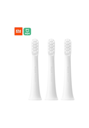 Hallow Xiaomi Mijia T100 İçin Grup Diş Fırçası Kafası 3 Adet