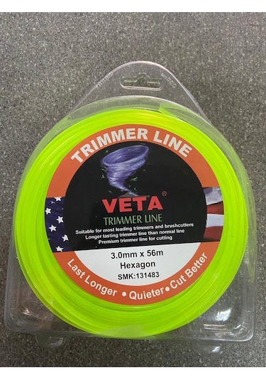 Tırpan Misinası 3.0 Mm 6 Köşe 56 Mt Veta