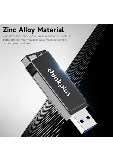 Vkemall Lenovo Thinkplus Mu241 32gb Usb3.0 Metal Usb Bellek - 360 Döner, Dayanıklı, Hızlı Veri Transferi, Geniş Uyumlu