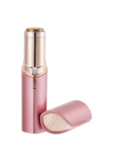 1 Adet Kadınlar İçin Mini Ağrısız Tüy Alma Cihazı, Şarj Edilebilir, Altın Folyo Tozu