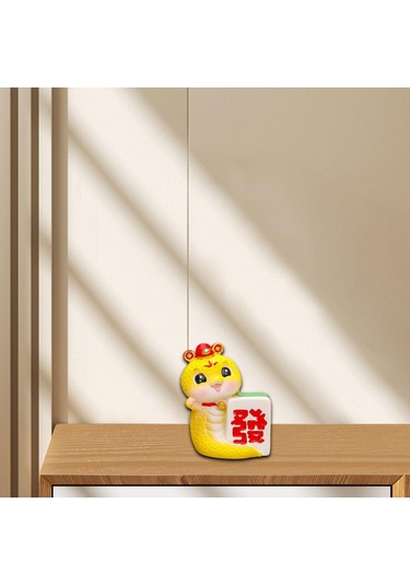 Homyl Yılan Heykelciği Çin Yeni Yılı 5,4-cm-x-4-cm-x-7,5-cm