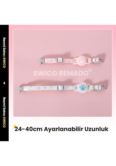 Soulader Kedi Tasması Ve Köpek Tasması Airtag Kılıfı - Evcil Hayvan Tasması İçin Apple Airtag Tutucu Aksesuar