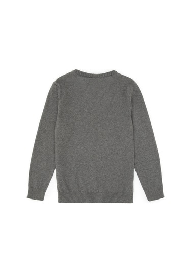 U.s. Polo Assn. Erkek Çocuk Gri Melanj Kazak /triko 50315611-vr086 Gri Melanj