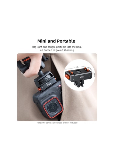 Skycity Insta360 Ace/ace Pro İçin Vrıg Ac07 Alüminyum-madde Manyetik Hızlı Çıkarma Adaptörü Tabanı