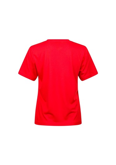 2as Alexa Kadın Bisiklet Yaka T-shırt Kırmızı