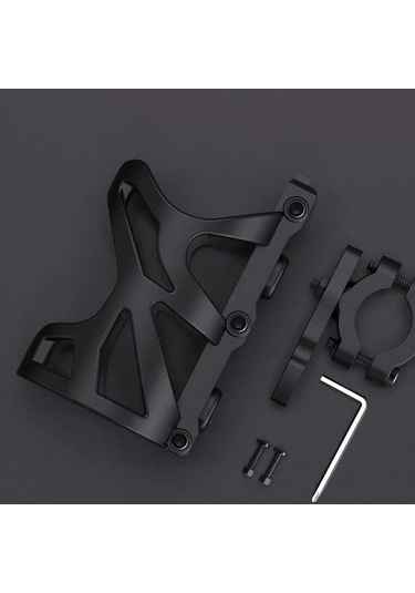 Cloudstore Siyah 1 Adet Ayarlanabilir Abs Evrensel Motosiklet Bisiklet Bardak Tutucu Siyah