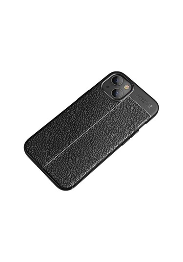 Apsuwa iPhone Uyumlu 15 Kılıf Niss Deri Dokulu Silikon