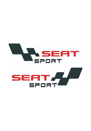 Seat Sport Yazılı Sticker Etiket Modeli