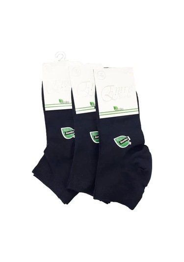 Emre Erkek Bambu Kısa Patik Çorap 0095 - 6 Adet Koyu Lacivert