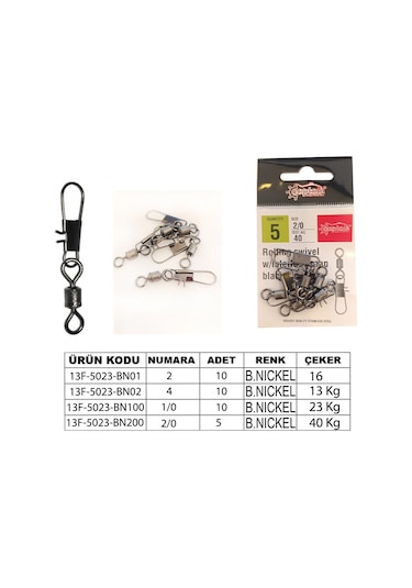 5023 Captain Inox Kilitli Klips Bl-nıc 10 Lu No2