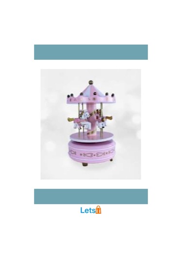 Renkli Atlı Karınca Müzik Kutusu Şık Dekoratif Hediye