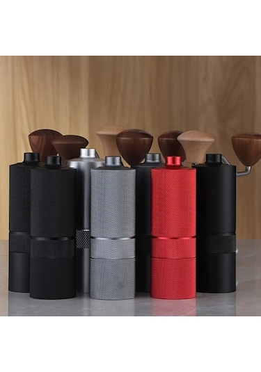 Honeybeeshop Küçük Siyah Kare Kaymaz Manuel Kahve Öğütücü Siyah Profesyonel Kahve Fasulyesi Öğütücü Ev Ofis Ve Kahve Dükkanı İçin