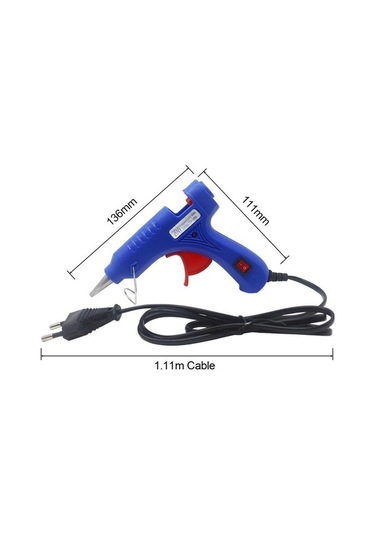 Pazly 20w Ab Tak Eriyik Tutkal Endüstriyel Mini Çubuklar 2 Adet Set