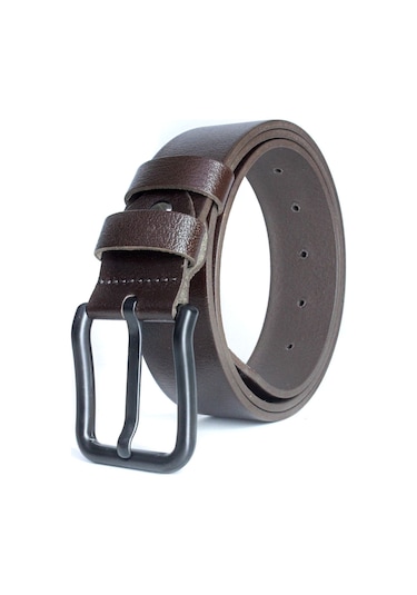 2'li Hakiki Manda Derisi Siyah Tokalı Erkek Kemeri 4cm Çok Renkli