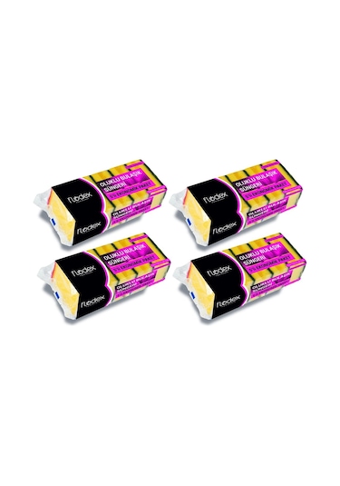 Flodex Oluklu Bulaşık Süngeri 4 x 5'li