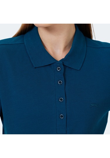 Slazenger VERA I Kadın Polo Yaka Petrol Tişört