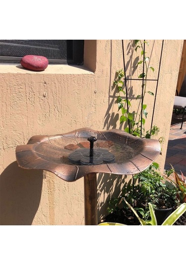 Güneş Enerjisi Minyatür Çeşme Fırçasız Su Pompası Dprinkler Bahçe Dekorasyonunun Dış Püskürtme Siyah , Boyut:güneş Su Pompası Dprinkler