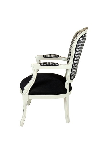 Hanelmobilya Hanel Mobilya Diana Berjer Ahşap Tekli Koltuk Siyah Kazayağı