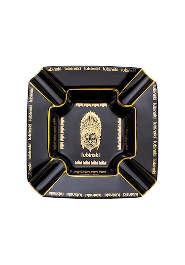 Lubinski Lion Porselen Puro Küllüğü Siyah/gold 2li 5526at
