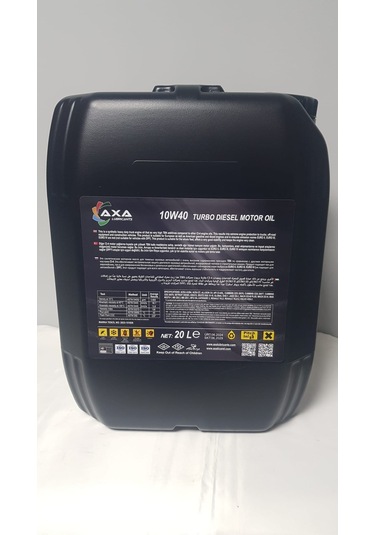 Axa Lubricants 10W- 40 Yarı Sentetik Motor Yağı 20 L