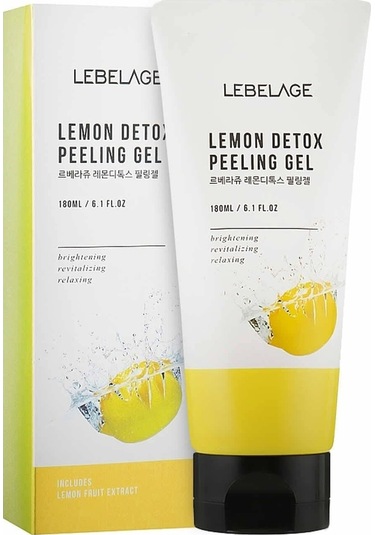 Lebelage Aydınlatıcı Canlandırıcı Detox Etkisi Detox Peeling Jel Lemon Detox Peeling Gel 180 ML
