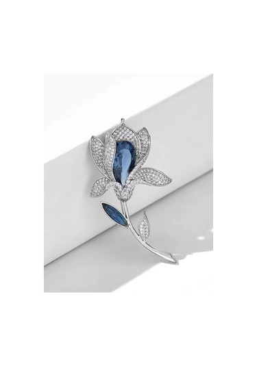 Beautiful Detail Orijinal Rozet: Gül Çiçeği 156661267 Gri