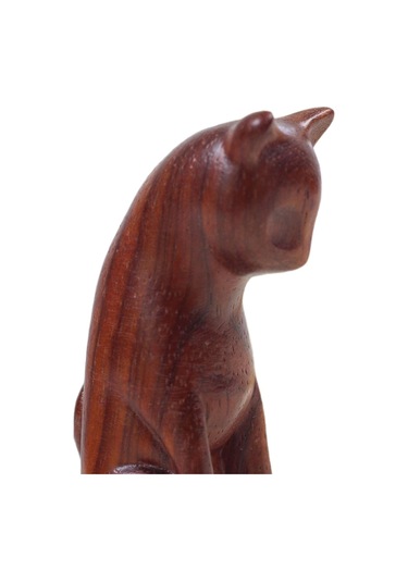 Suntek Magideal Ahşap Hayvan Heykeli Ofis Ev Dekor Için